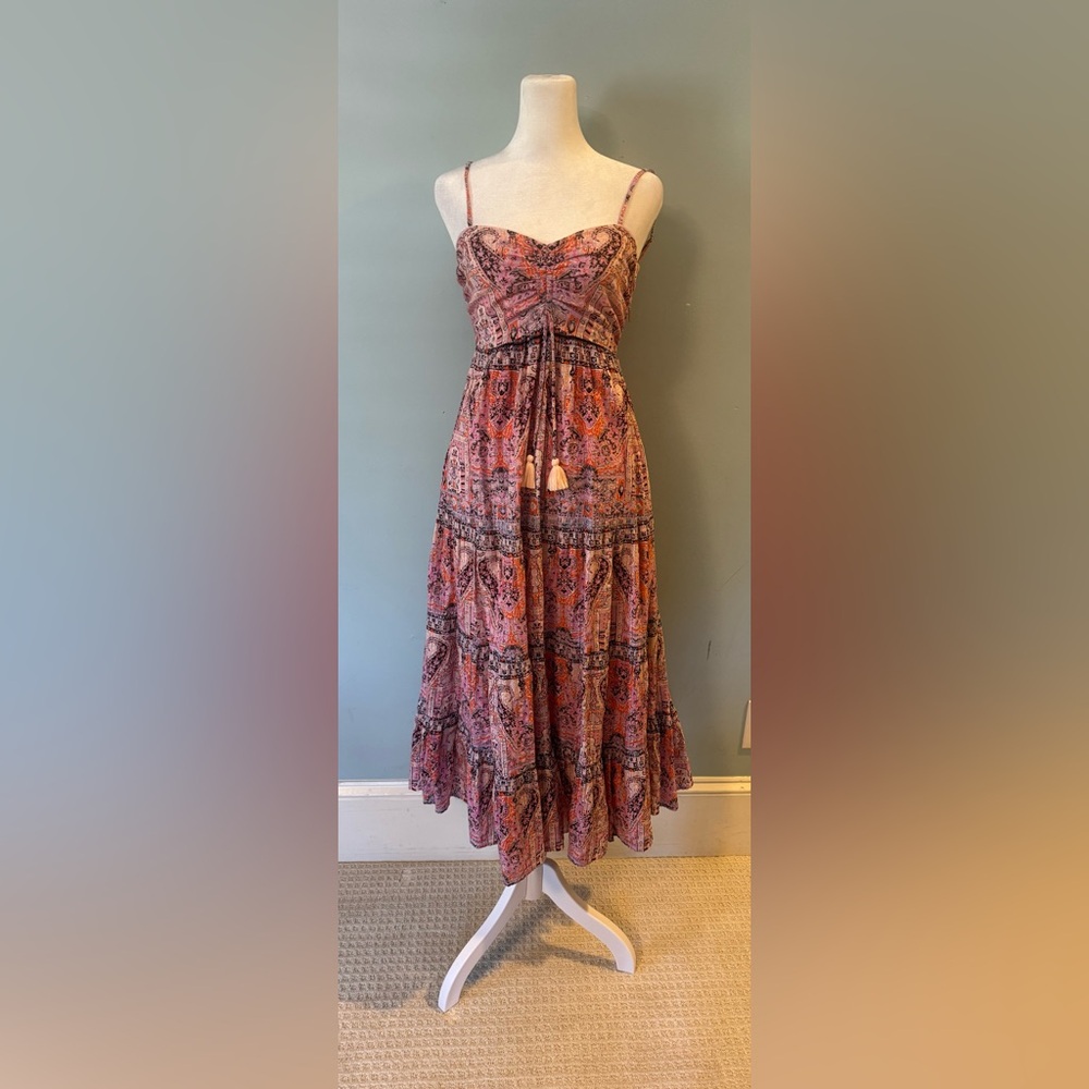 Cleobella Loraine Midi Dress in Mahal Print XS